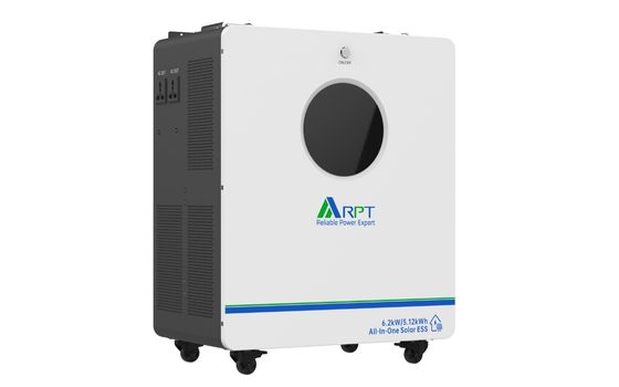 Goede prijs. All-in-one Lifepo4 Lithiumbatterij Zonne-ESS 5KWH Met 5kw Inverter online